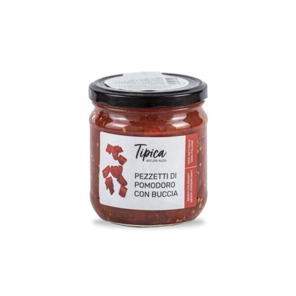 PEZZETTI DI POMODORO 425GR CON PEPERONI
